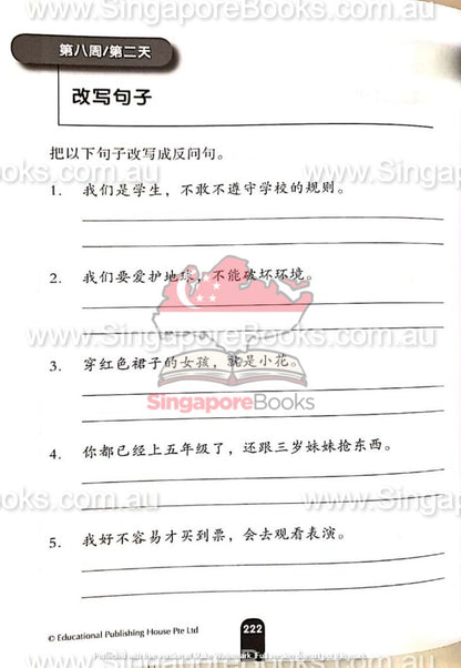 Daily Dose of Chinese Primary 5 华文日日补五年级 - Singapore Books