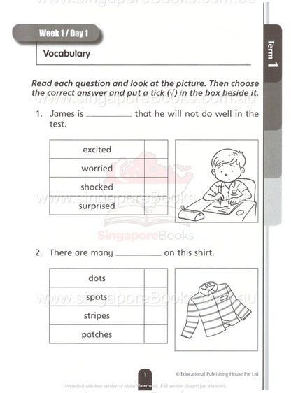 Daily Dose of English Primary 2 - Singapore Books
