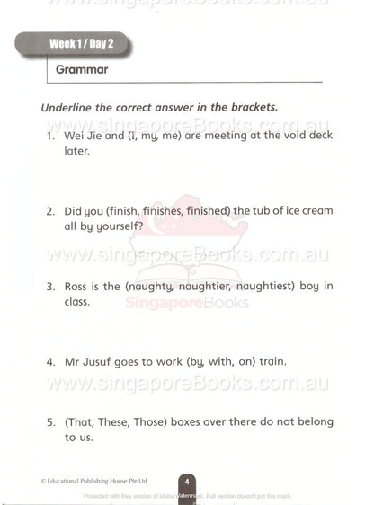 Daily Dose of English Primary 2 - Singapore Books