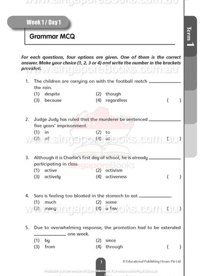 Daily Dose of English Primary 5 - Singapore Books