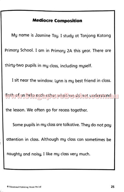 English Thematic Composition Writing Primary 2 - Singapore Books