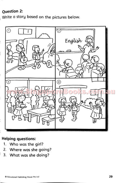 English Thematic Composition Writing Primary 2 - Singapore Books