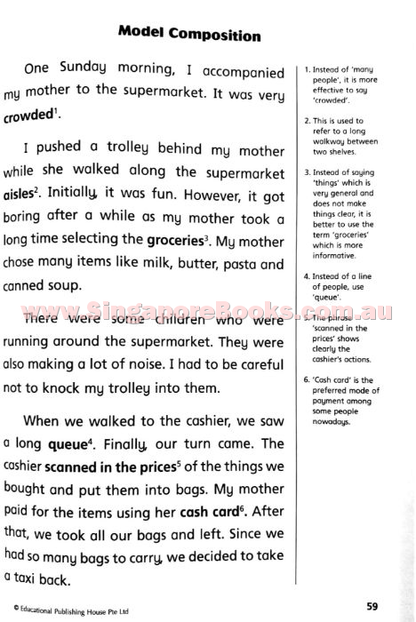 English Thematic Composition Writing Primary 2 - Singapore Books