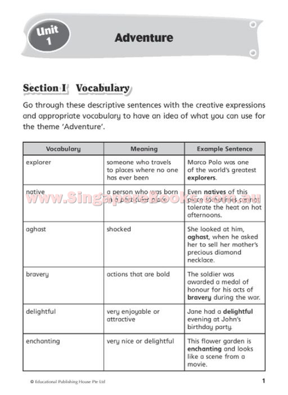 English Thematic Composition Writing Primary 4 - Singapore Books