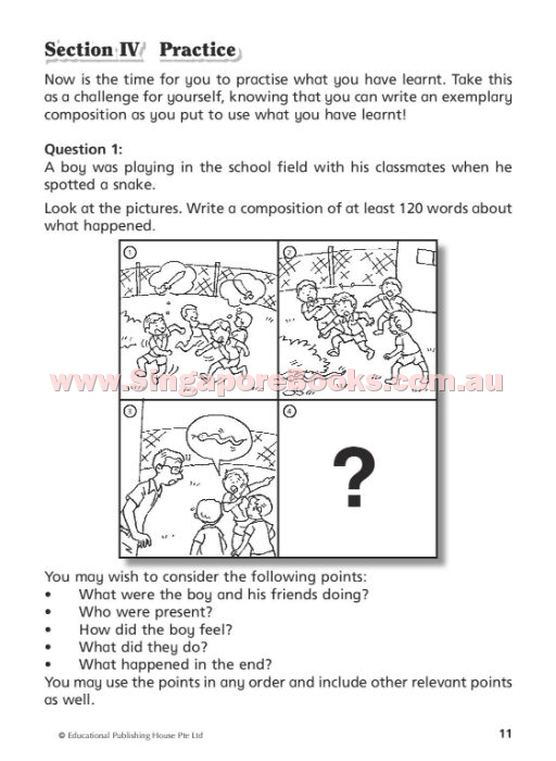 English Thematic Composition Writing Primary 4 - Singapore Books
