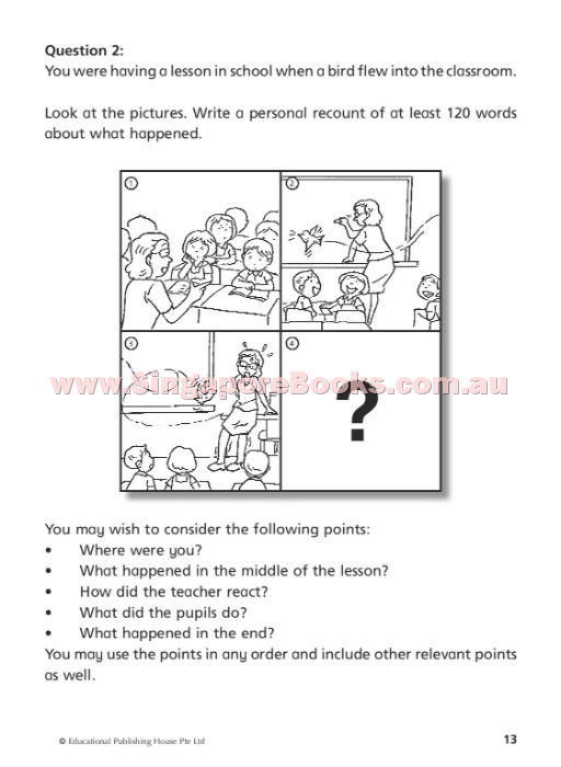 English Thematic Composition Writing Primary 4 - Singapore Books
