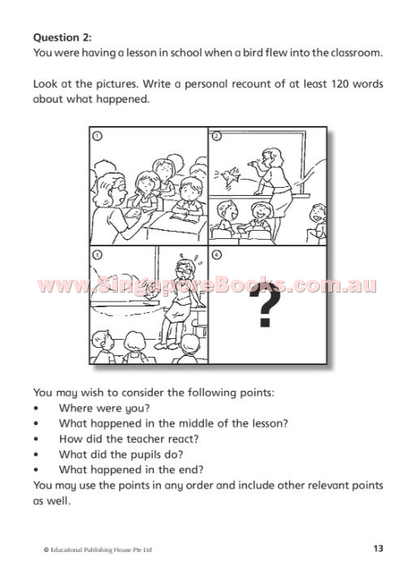 English Thematic Composition Writing Primary 4 - Singapore Books