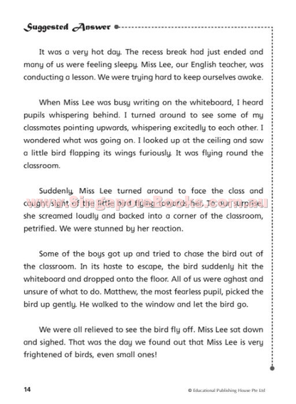 English Thematic Composition Writing Primary 4 - Singapore Books