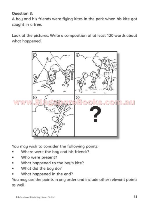 English Thematic Composition Writing Primary 4 - Singapore Books