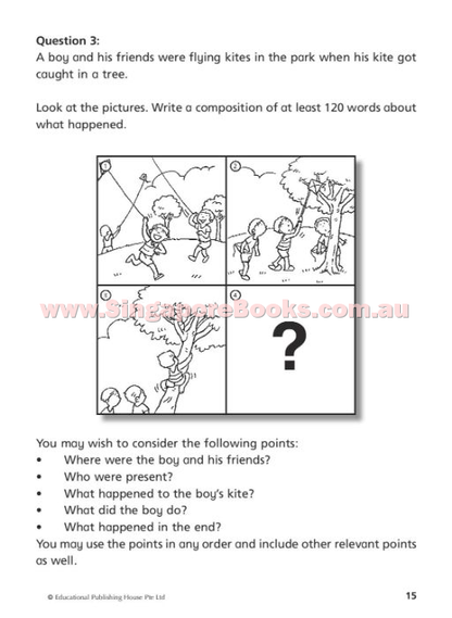 English Thematic Composition Writing Primary 4 - Singapore Books