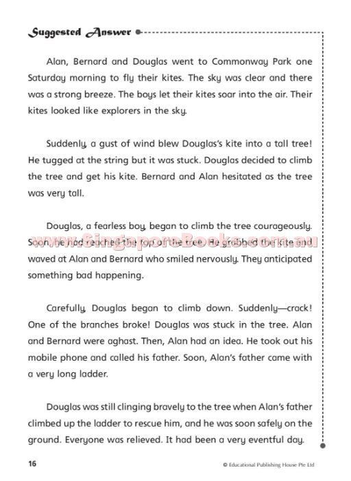 English Thematic Composition Writing Primary 4 - Singapore Books