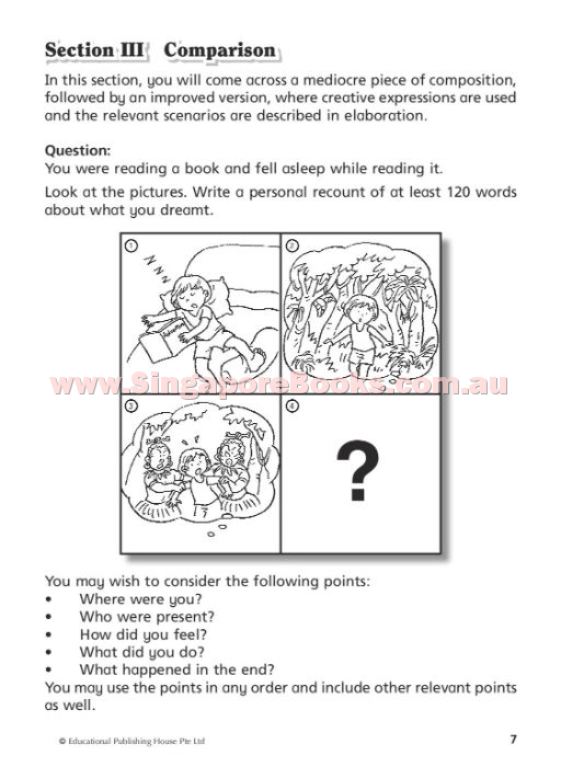 English Thematic Composition Writing Primary 4 - Singapore Books