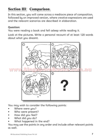 English Thematic Composition Writing Primary 4 - Singapore Books