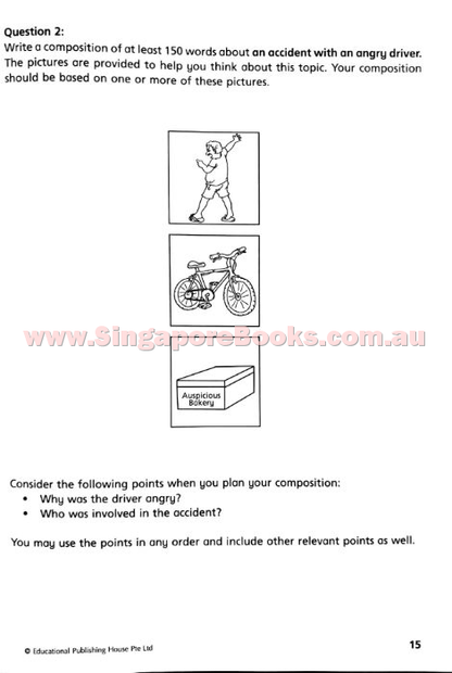 English Thematic Composition Writing Primary 6 - Singapore Books