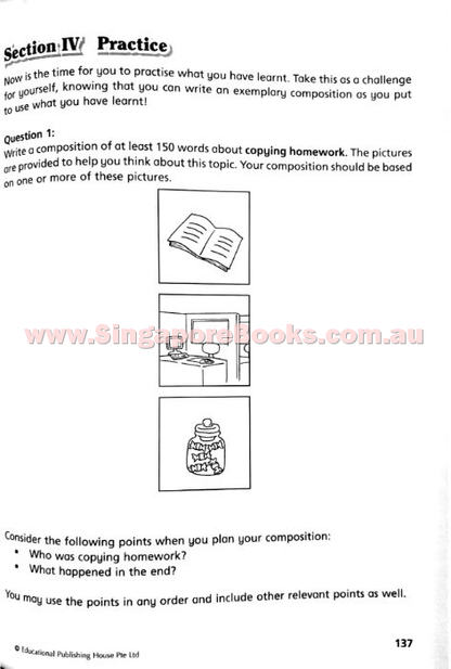 English Thematic Composition Writing Primary 6 - Singapore Books