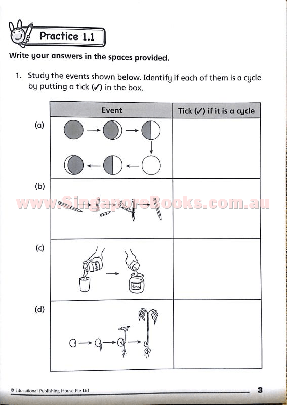Getting Science Concepts Right (open-ended questions) Primary 4 - Singapore Books