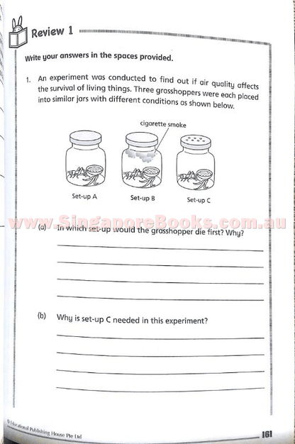 Getting Science Concepts Right (open-ended questions) Primary 6 - Singapore Books