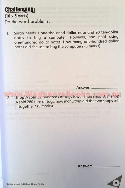 Gradual Difficulty Maths Topical Tests Primary 3 - Singapore Books