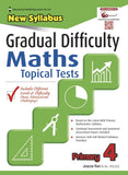 Gradual Difficulty Maths Topical Tests (New Syllabus) Primary 4 - Singapore Books