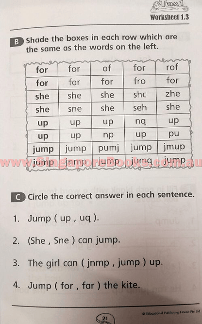 High Frequency Words - Singapore Books