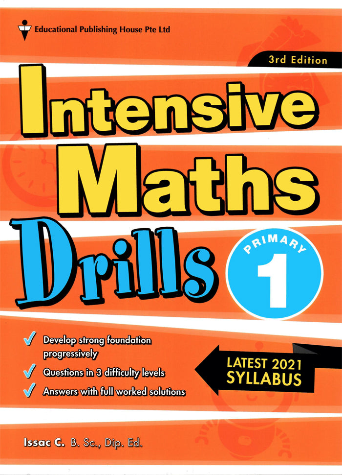 Intensive Maths Drills Primary 1 - Singapore Books