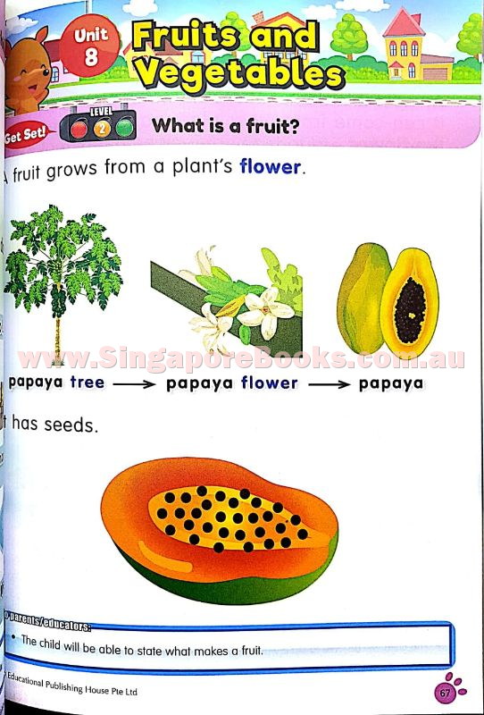 K2 on the way to Primary 1 English Textbook & Workbook set (Prep 6-7 years old) - Singapore Books