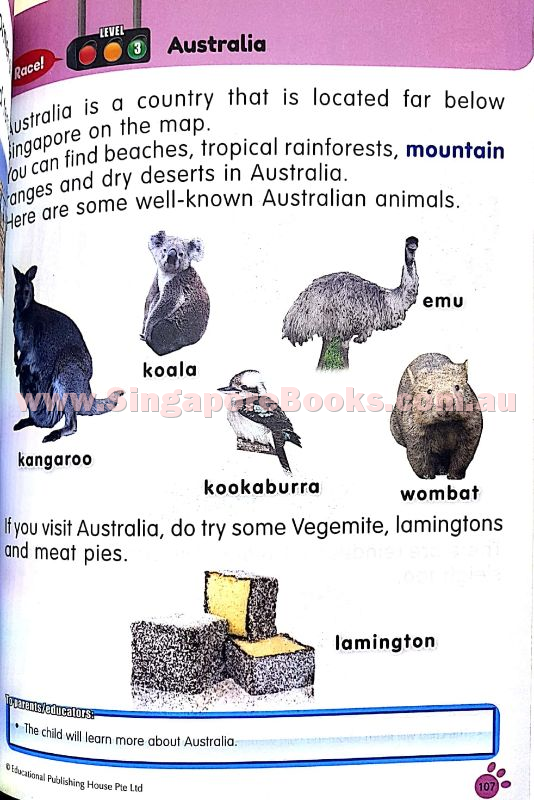 K2 on the way to Primary 1 English Textbook & Workbook set (Prep 6-7 years old) - Singapore Books