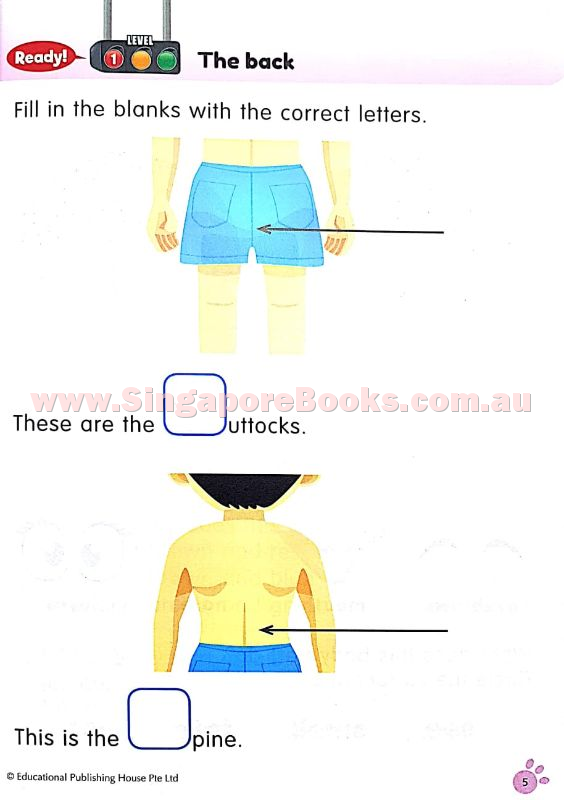 K2 on the way to Primary 1 English Textbook & Workbook set (Prep 6-7 years old) - Singapore Books