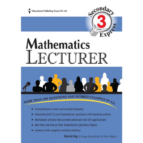 Mathematics Lecturer Secondary 3 (Year 9) - Singapore Books