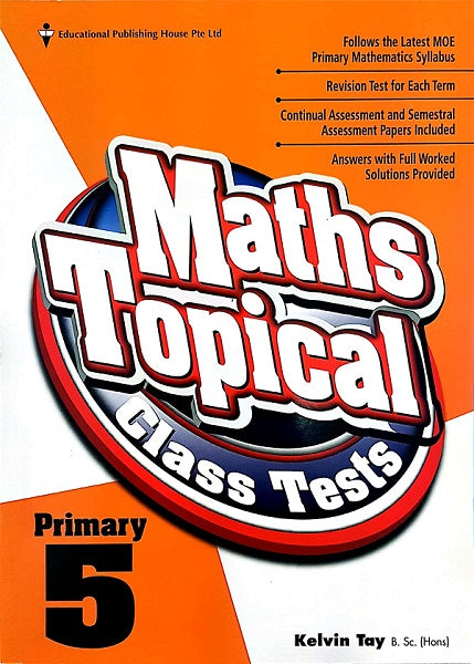 Sample - Maths Topical Class Tests Primary 5 - Singapore Books
