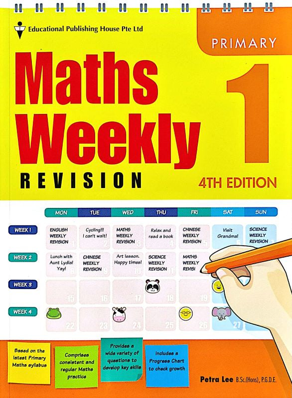 Maths Weekly Revision Primary 1 - Singapore Books