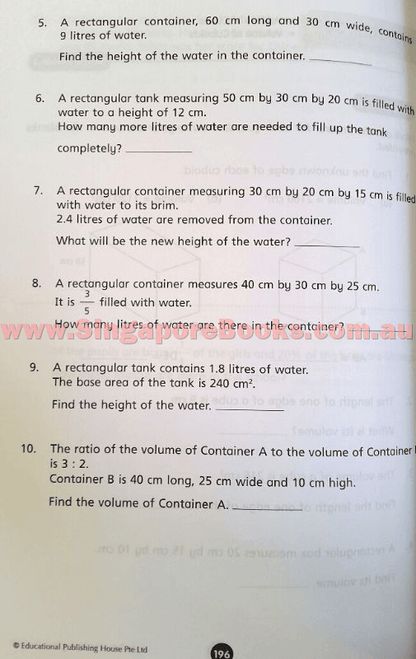 Maths Weekly Revision Primary 5 - Singapore Books