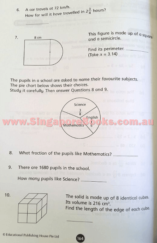 Maths Weekly Revision Primary 6 - Singapore Books