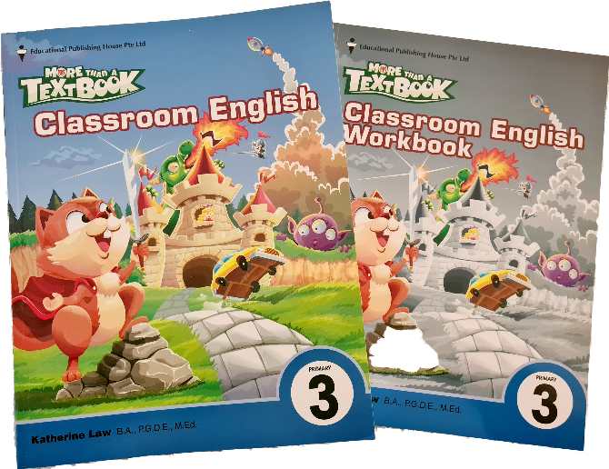 Sample - More than a textbook English Textbook & Workbook Primary 3 set - Singapore Books