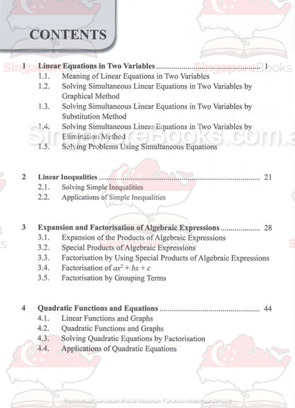 Topical Maths Secondary 2 (Year 8) - Singapore Books