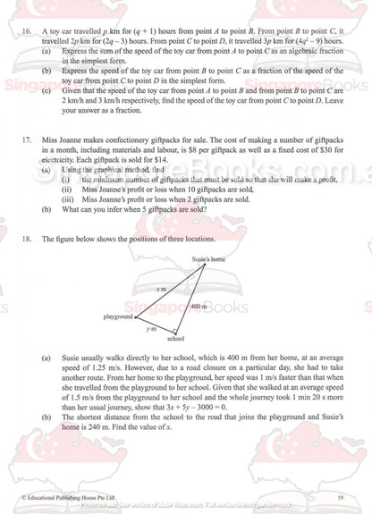 Topical Maths Secondary 2 (Year 8) - Singapore Books