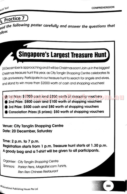 Ultimate Guide for Grammar, Vocabulary & Comprehension Primary 4 - Singapore Books