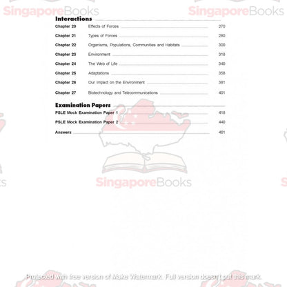 Upper block Science 3 in 1 (Primary 5 and 6) - Singapore Books