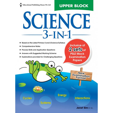Upper block Science 3 in 1 (Primary 5 and 6) - Singapore Books