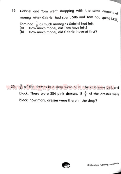 Mathematics Challenging Problems Primary 4 - Singapore Books